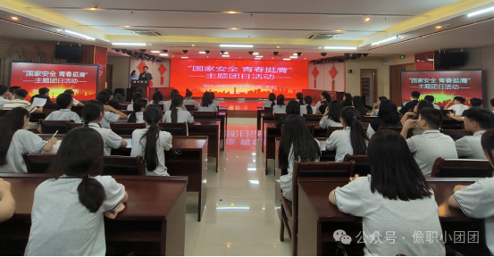 团市委在我校开展“国家安全·青春挺膺”主题团日活动